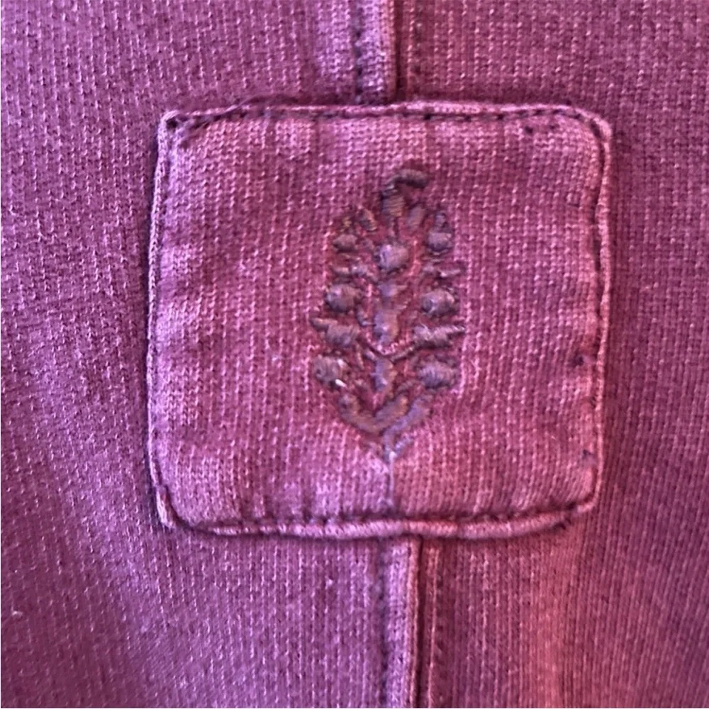 Free People Movement Maroon Cropped Post-Workout Jacket - Picture 5 of 6